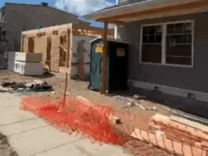 Duplex Construction showing both duplex units under development